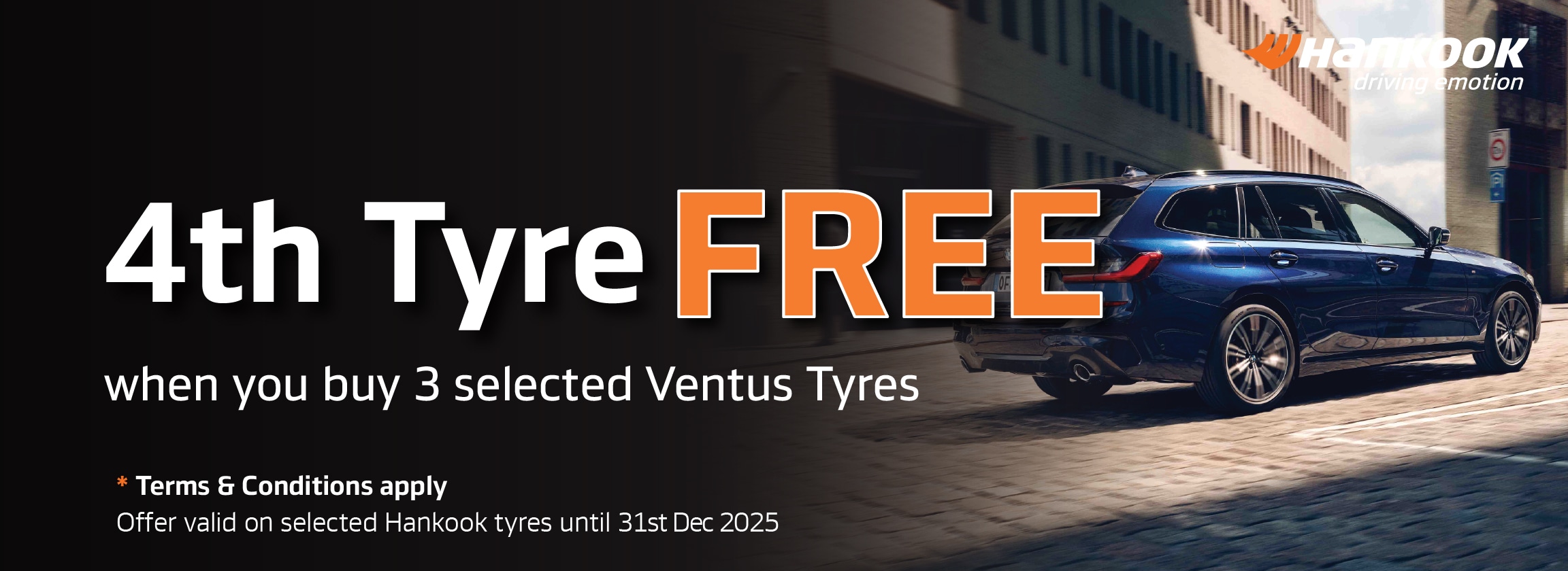 Hankook – 4th Tyre free Promotion