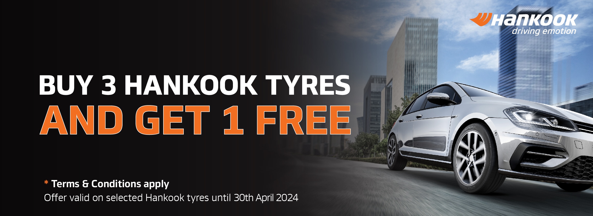 Hankook – Buy 3 Get 1 Free Promotion