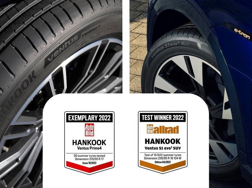 ハンコックタイヤ、欧州の自動車雑誌が主導するいくつものタイヤテストで高評価を獲得