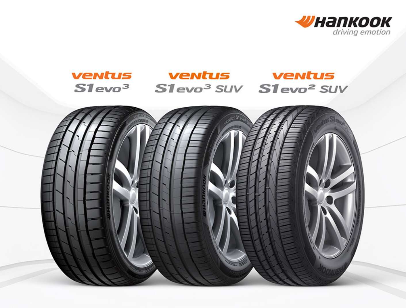 Hankook Ventus original equipment tires fitted on the VW Golf GTI, Golf R and Tiguan R models