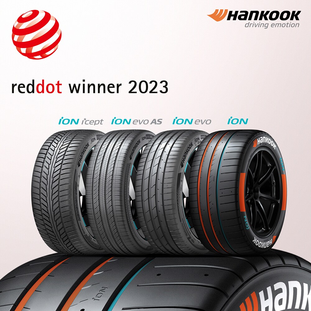 hankooktiresionwins4awardsatthereddotdesignaward2023