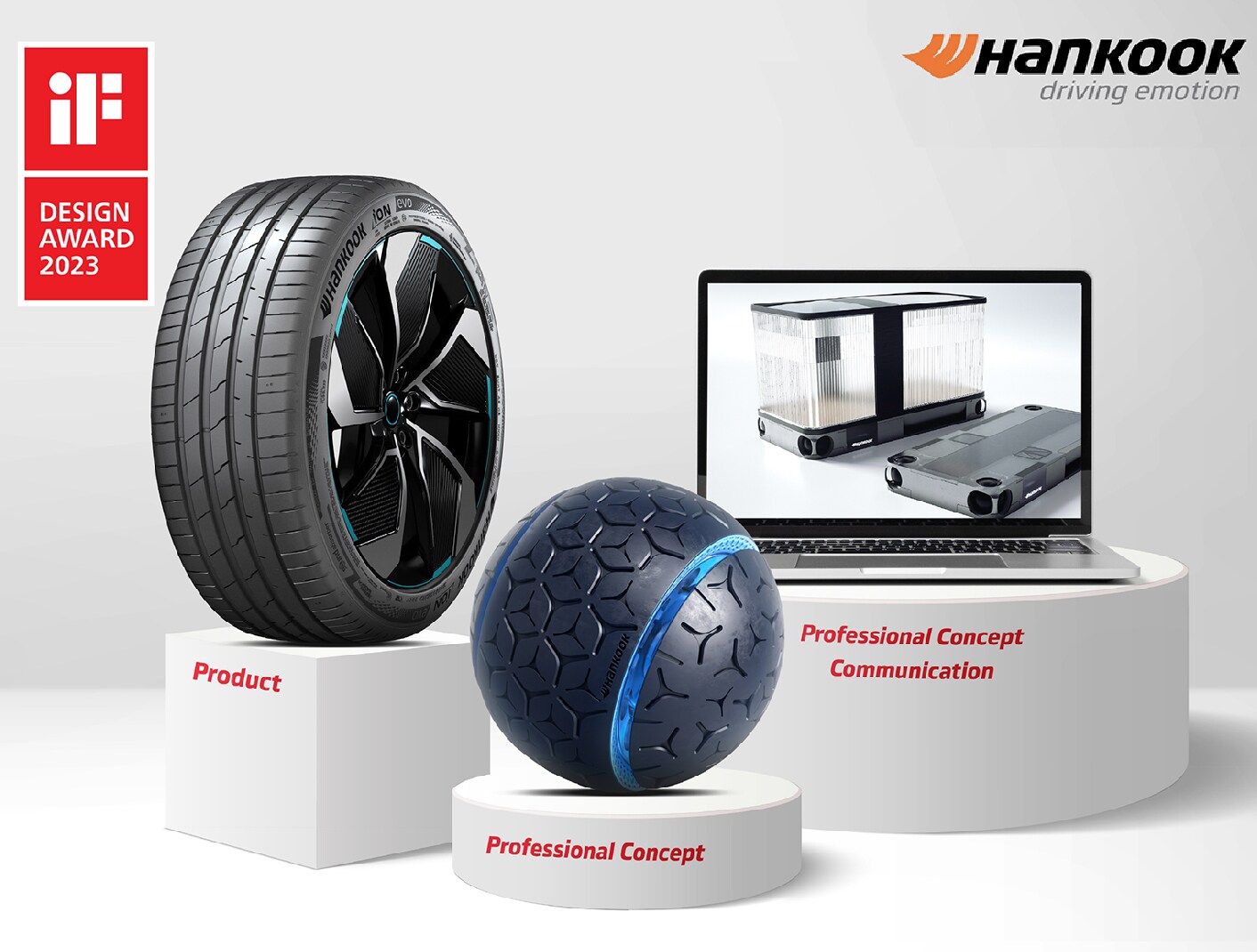 Công nghệ và thiết kế xuất sắc của Hankook Tire được công nhận tại Giải thưởng Thiết kế iF 2023