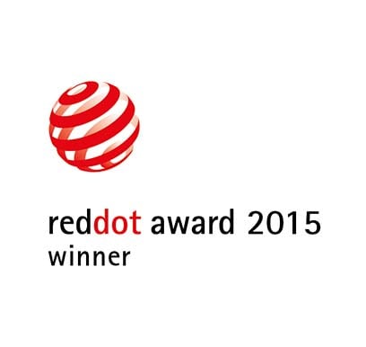 Siglă Câștigătorul premiului pentru design Red Dot 2015